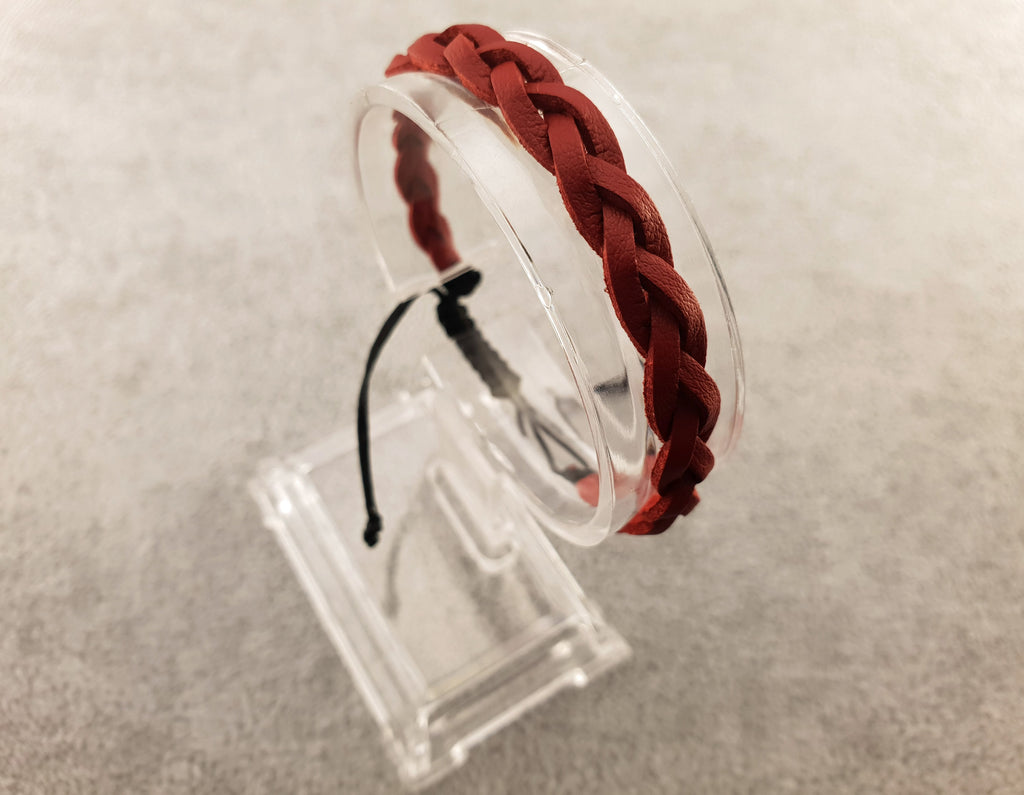 Woven Leather | RED - By Janine Jewellery