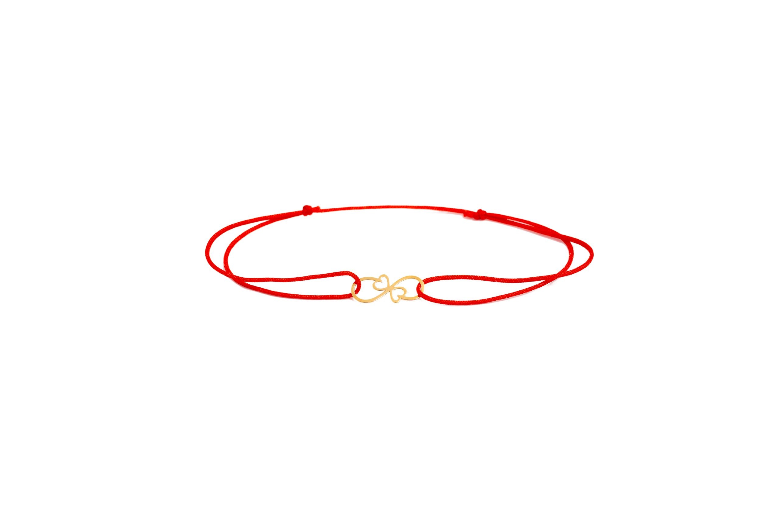 Infinity with heart GOLd 14K