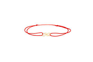 Infinity with heart GOLd 14K