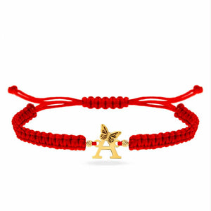 Butterfly Letter Gold 14k