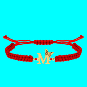 Butterfly Letter Gold 14k