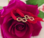 Set Infinity Heart Gold 14K