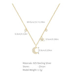Necklace ,925 Silver ,Gold Plated 18K