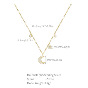 Necklace ,925 Silver ,Gold Plated 18K