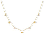 Necklace ,925 Silver ,Gold Plated 18K