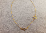 GOLD PLATED 24K - SIX HEARTS & STAR - By Janine Jewellery