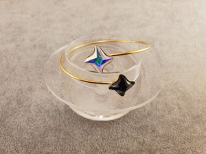 Swarovski Bracelet - Graphite & Crystal - By Janine Jewellery