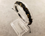 Woven Leather | BLACK AND YELLOW 2 - By Janine Jewellery