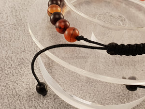 Agate beads - Black and Dye - By Janine Jewellery