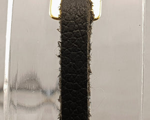 Leather Bracelet - GOLD PLATED 24K LOVE - By Janine Jewellery