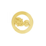 Girl - Sterling Silver 925,Gold Plated 24K