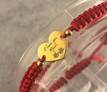 Woven Bracelet - I love you Mum - By Janine Jewellery