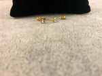 Earrings 3 mm Swarovski Crystals - By Janine Jewellery